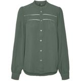 VERO MODA - Blouse 'VMEMMA' - Smaragd - Klassieke Blouse