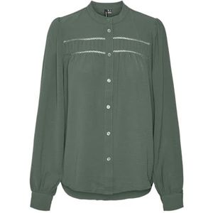 VERO MODA - Blouse 'VMEMMA' - Smaragd - Klassieke Blouse