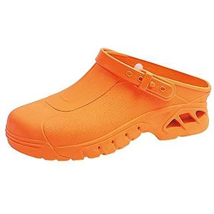 ABEBA 9630 autoclaveerbare clogs verstoppen, OB, A, E, SRC, oranje, maat 45