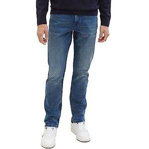 TOM TAILOR Josh Regular Slim Jeans voor heren, 10119-used Mid Stone Blue Denim, 30W x 34L