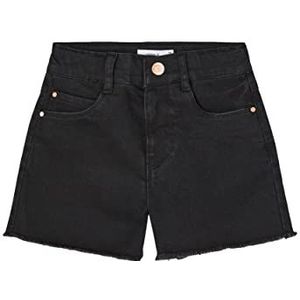 Name It Korte broek voor meisjes, Zwarte Denim, 122 cm