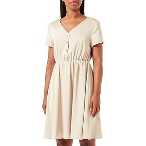 usha BLACK LABEL Dames midi-jurk 17526566, beige, M, beige, M