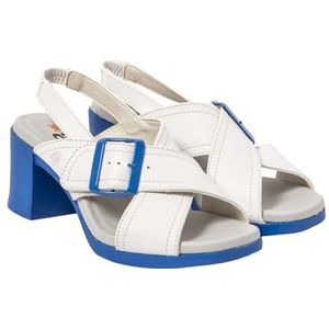 ART 1845 Cannes, damessandalen, Nappa, wit, blauw, 39 EU