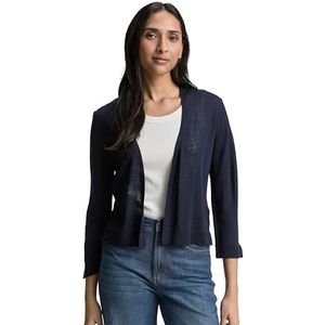 TOM TAILOR Cardigan gebreide jas voor dames, 10668 - Sky Captain Blue, XL