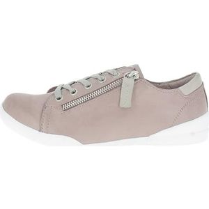 Andrea Conti Dames 0347839 Sneaker, mauve/zilvergrijs, 36 EU, Mauve Zilvergrijs, 36 EU