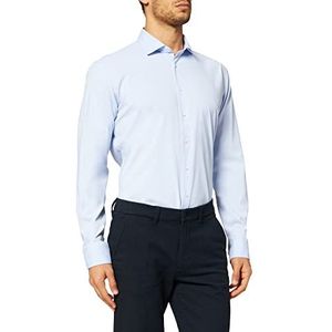 Seidensticker - X-Slim Fit - Overhemd - Blauw - Twill