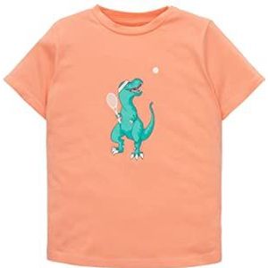 TOM TAILOR Jongens 1036033 T-shirt voor kinderen, 31164 Bright Peach Orange, 92/98, 31164 - Bright Peach Orange, 92 cm