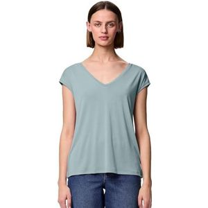 PCKAMALA - T-shirt - Effen - Jersey - V-hals - Kwartmouw