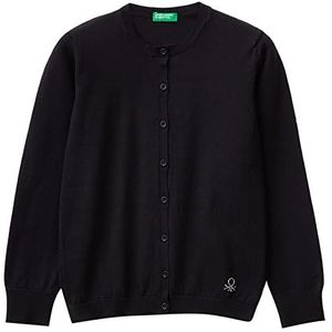 United Colors of Benetton Koreana shirt M/L 1194C5450 Cardigan, zwart 100, L meisjes, Zwart 100, 140 cm
