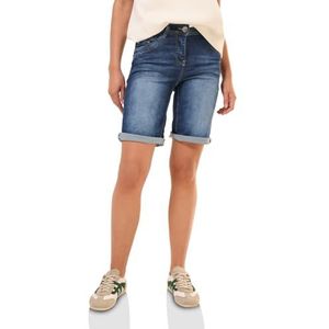Cecil - Scarlett - Jeans - Mid Blue - 5-Pocket Stijl