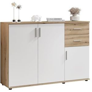 DEINE TANTE EMMA 43-816-EX commode BC1040 bijzetcommode Evoke eiken Nb. / wit ca. 120/84/35 cm