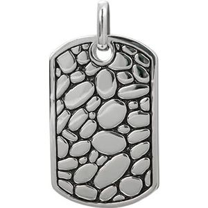 iXXXi Men Hanger Dog Tag Classic Mat zilver | One size