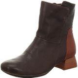 THINK! Delicia Enkellaarzen voor dames, chroomvrij, gelooid leer, gevoerd, 3020 Espresso Combi, 38 EU