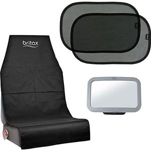 BRITAX RÖMER Autostoeltje accessoireset met Baby Autospiegel + 2 EZ-Cling zonnekleppen + Autostoel beschermhoes, Ideaal voor op reis