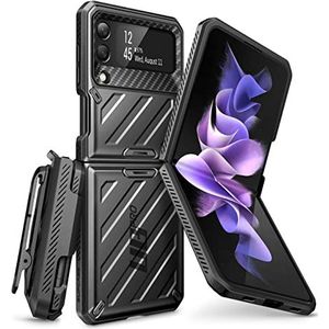 SUPCASE Unicorn Beetle Pro robuuste beschermende holster hoesje voor Samsung Galaxy Z Flip 3 5G (2021), zwart