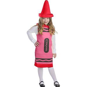 Dress Up America Kids Red Crayon Costume