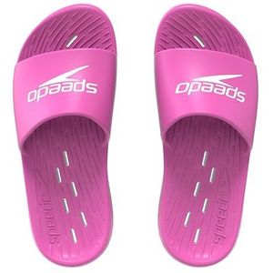 Speedo Dames Slides | Zwembad Sliders | Strandschoenen Sandaal, Logo Vegas Roze, 39 EU