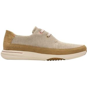 Clarks Premium Heren Easeway Lace, Zand Combi, 8 UK, Zand Combi, 40.5 EU