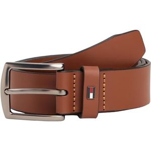 Tommy Hilfiger - DENTON 3.5 - Leren Riem - Winter Cognac - Eenvoudige Gesp