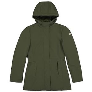 Tussenjassen - Olijfgroen - Met Capuchon - Hoog Sluitende Kraag