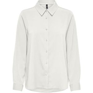 Onlnova Life Vis L/S New Grace Shirt, cloud dancer, XL