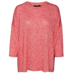 VERO MODA - VMBRIANNA 3/4 Pullover - Fiery Red - Dames