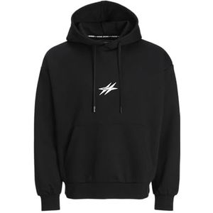 JACK & JONES Jcocnz Berlin Sweat Hood, zwart, XS