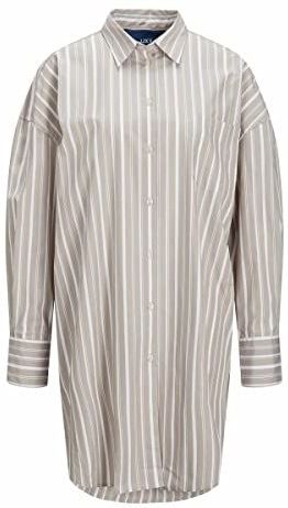 Jack & Jones Lacy Oversized Poplin Jjxx Overhemd Met Lange Mouwen