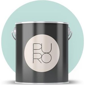A.S. Création PURO Premium muurverf c4006 - schilderverf met zeer hoge dekking - matte hoogwaardige binnenverf in blauw - 2,5 l