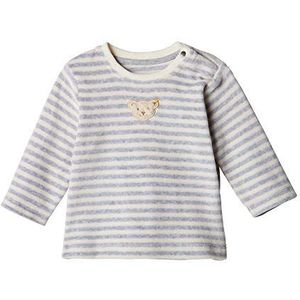 Steiff Uniseks baby sweatshirt, grijs (quarry 9007), 68 cm