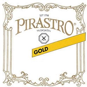 Pirastro Gold 90 cellosnarenset medium, premium handgemaakte darmsnaren met een snaarbaluiteinde, vervangend accessoire voor professionele en student-cellospelers