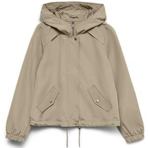 VERO MODA Lange damesparka VMCZOA parka, Irish Cream, L