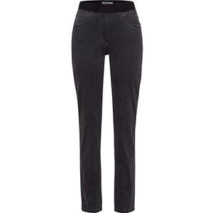 Raphalea by Brax Pamina Fun Pull on, Soft Tencel Denim, Slim, Kaki, 34W / 30L