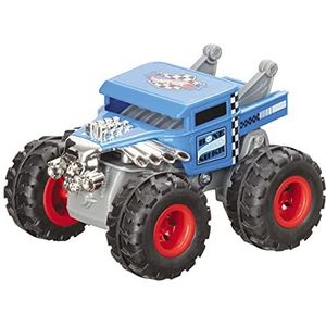 Mondo Motors Hot Wheels Monster Trucks Bone Shaker – op afstand bestuurde kinderauto – blauw – 63649