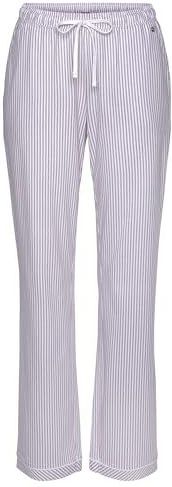 s.Oliver RED LABEL Pyjamabroek - Bordeaux Gestreept - Met Steekzakken