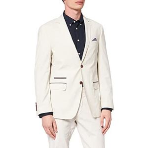 Pierre Cardin Slimme casual Sakko Nicolas Airtouch Fineliner Streifen Blazer voor heren, Beige (Macadamia 7820), 58