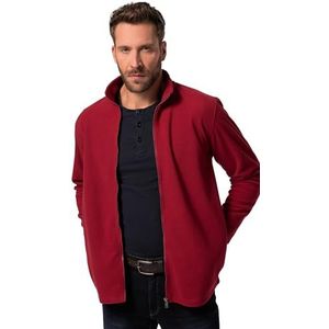 JP 1880, Heren grote maten, fleecejack, paars/rood, 5XL