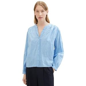TOM TAILOR Damesblouse, 34596 - Blue Tonal Embroidery, 34