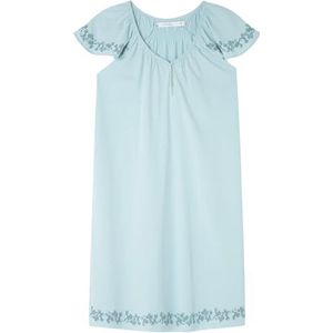 Women'secret Nightdress Daily Garden nachthemd, groen, S voor dames, Groen, S