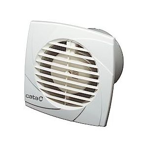 CATA - B8 PLUS - Badkamerventilator - Standaard serie - Kunststof behuizing en propeller - Integraal ontwerp wit - Energieklasse B - Thermische beveiliging - Stille afzuigkap - 14 cm breed