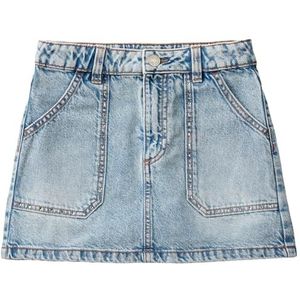 United Colors of Benetton Rok voor meisjes en meisjes, Blauw, 160 cm
