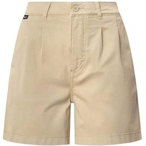 Pepe Jeans Dames MID TAILLE REGULAR CHINO SHORT VANIA Shorts, Bruin (LIGHT BISCUIT BEIGE), XS, Bruin (licht Biscuit Beige), XS