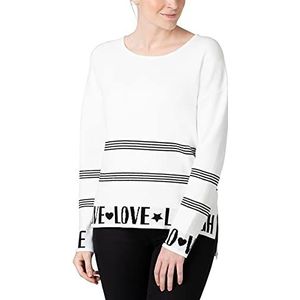 Timezone Bat-Sleeve Pullover voor dames, off-white, S