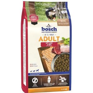 Bosch HPC Adult met lam & rijst | Hondendroog voer voor volwassen honden van alle rassen, 1 x 1 kg