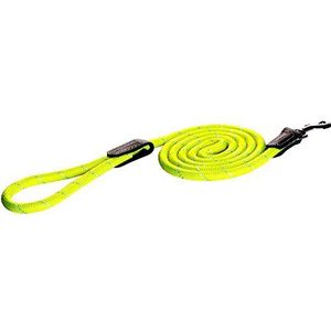 Reflecterende Touw Hond Controle Riem voor Grote Honden, 5/8 ""Breed, 6' Lang, Geel