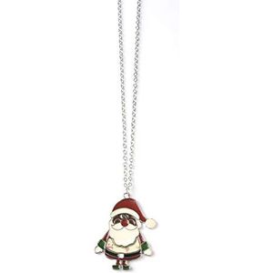 Zoelibat 97661241.016 - halsketting Kerstman, ketting met hanger, collier, modesieraad, cadeau, Kerstmis, winter