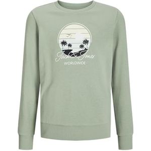 Jjpalm Sweat Crew Neck Jnr, Iceberg Green., 140