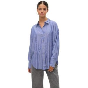 Blouse - Gestreept - VMNORA - Klassieke Blouse - Lange Mouw