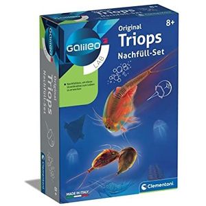 Clementoni Galileo Science, originele Triops navulset, kweken en observeren van oertijdkreeften, speelgoed voor kinderen vanaf 8 jaar, biologie om aan te raken, voor kleine onderzoekers, 69935