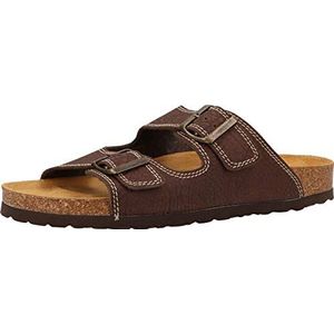 Cosmos Comfort 8110-707 Herenslippers, donkerbruin, 44 EU